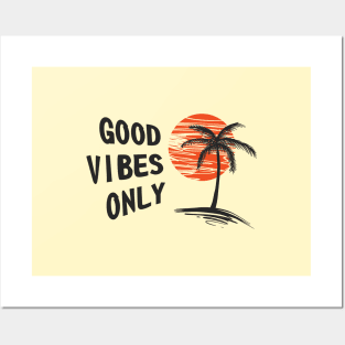 Good Vibe Beach Posters and Art